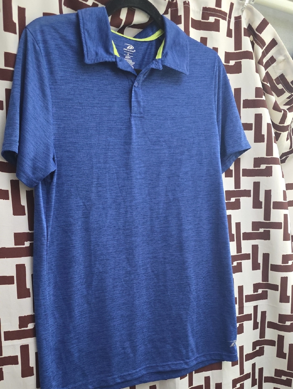 Pro Player Men's Heather Royal Blue Polo